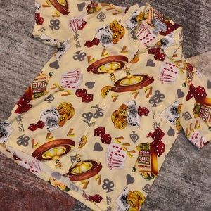 Las Vegas Themed Button-Down